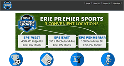 Desktop Screenshot of eriepremiersports.com